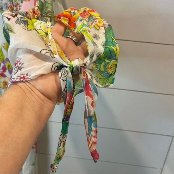 Johnny Was Dreamer Floral Multicolor Maxi Dress Womens Size Small - Picture 6 of 14